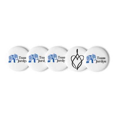 Team Jordyn Line - Set of pin buttons