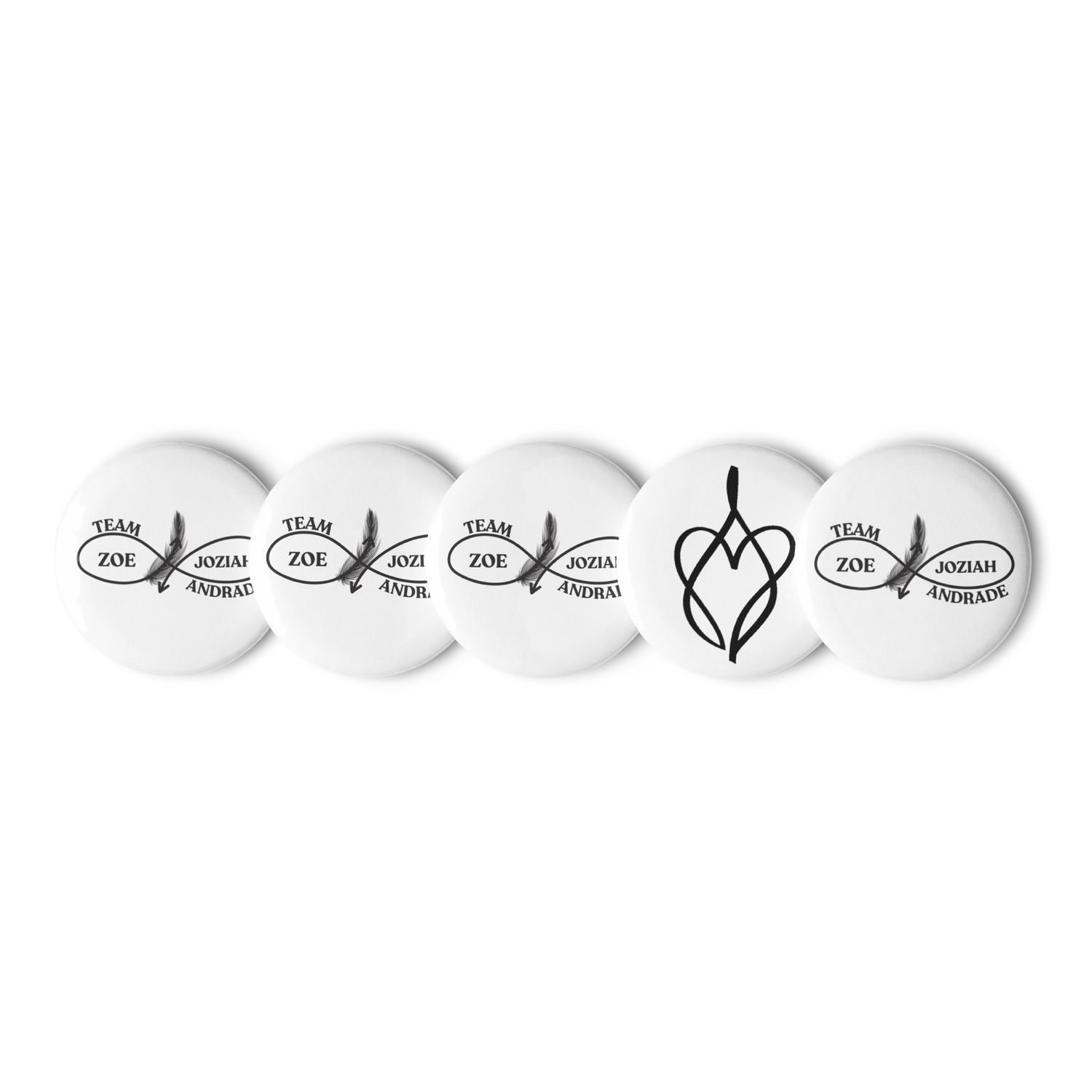 TA Line - Set of pin buttons
