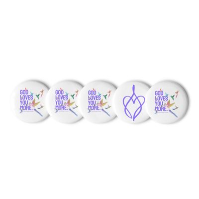 The Phillips Family Line - Set of pin buttons