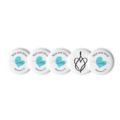 NG Line - Set of pin buttons