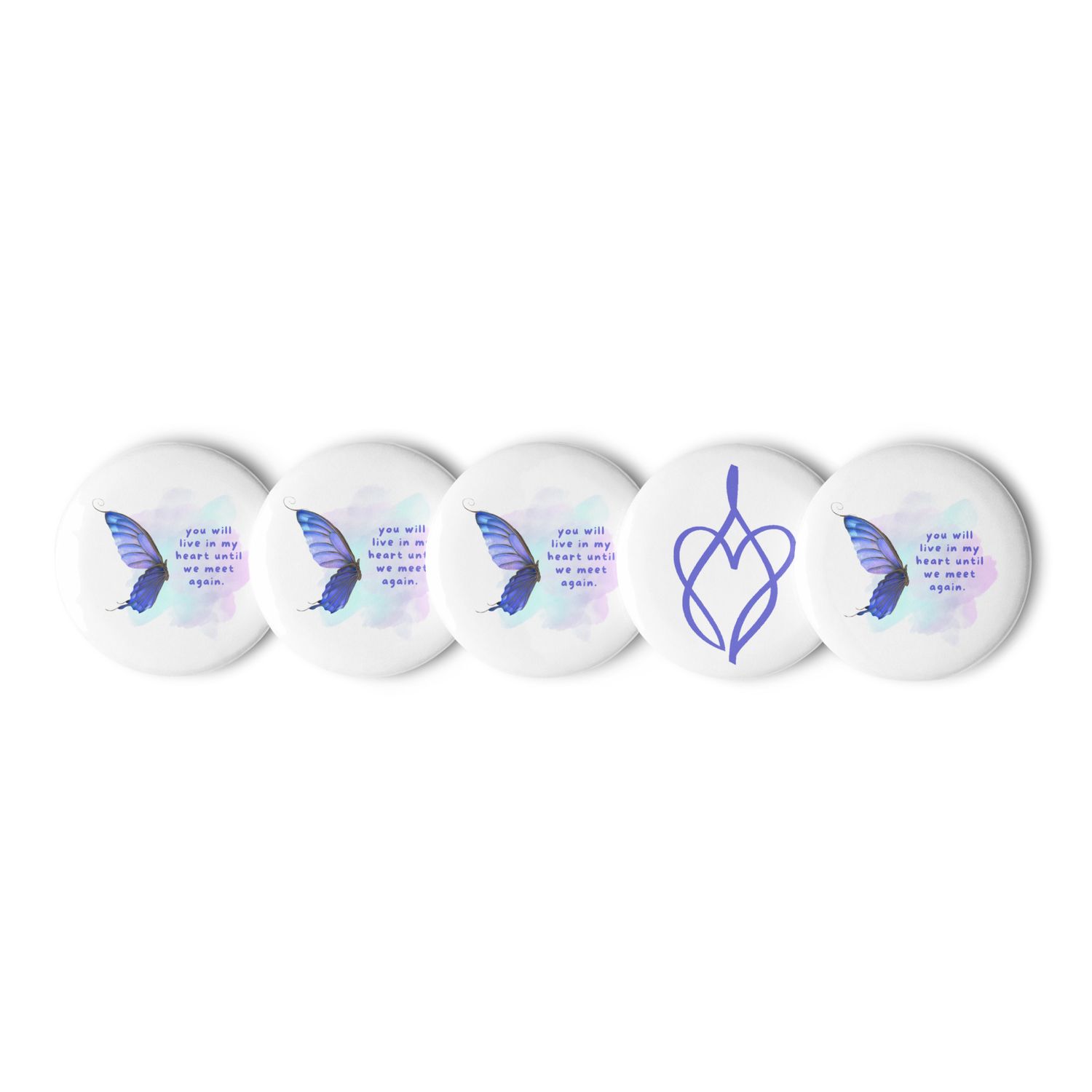Caruso Family Line - Set of pin buttons
