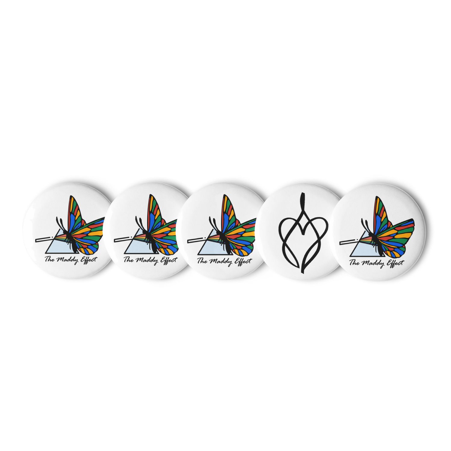 Maddy Effect Line - Set of pin buttons
