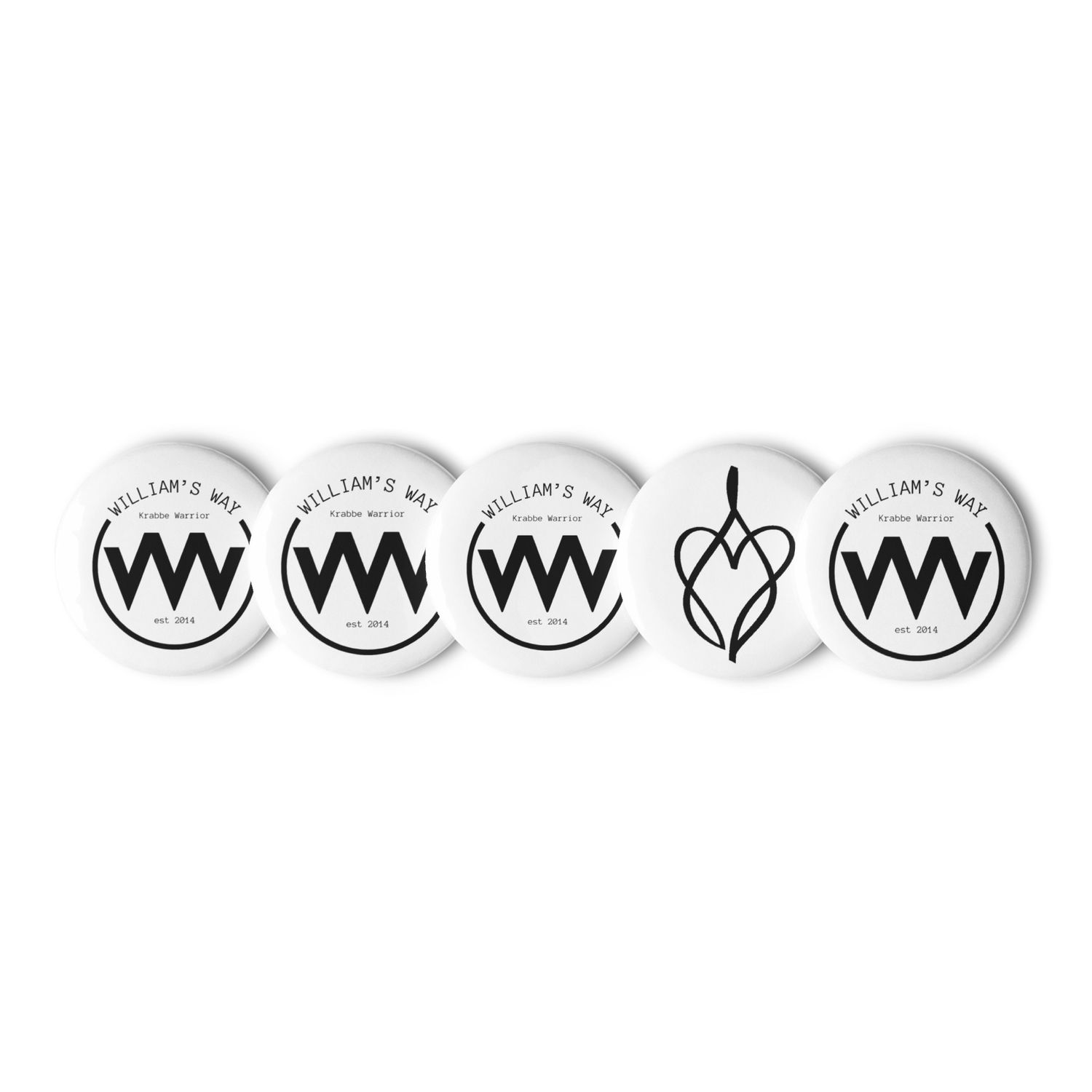 WW Line - Set of pin buttons