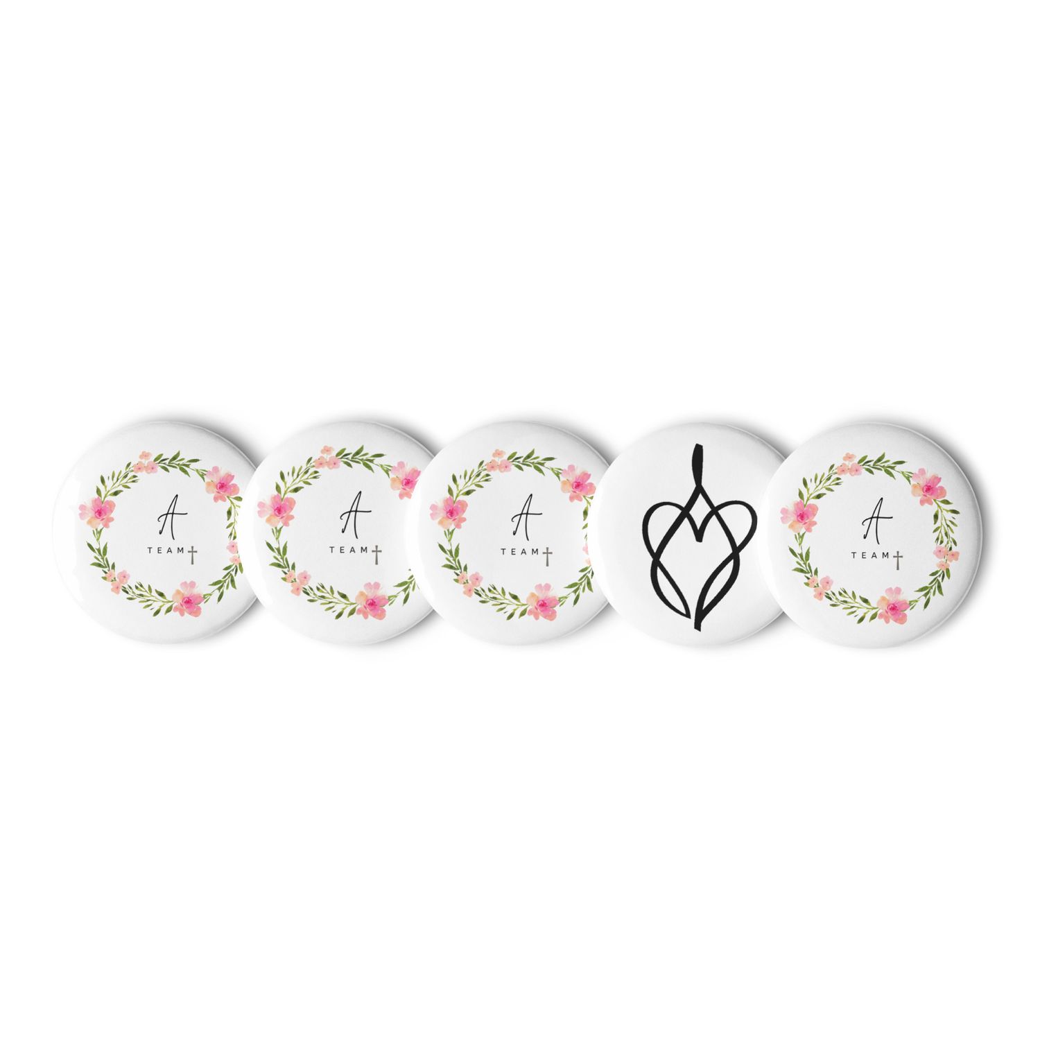 AT Line - Set of pin buttons