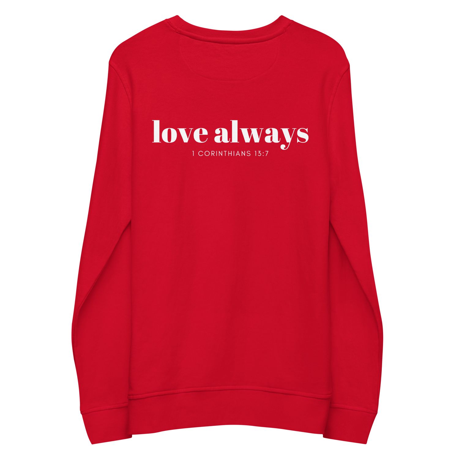 Love - Unisex organic sweatshirt