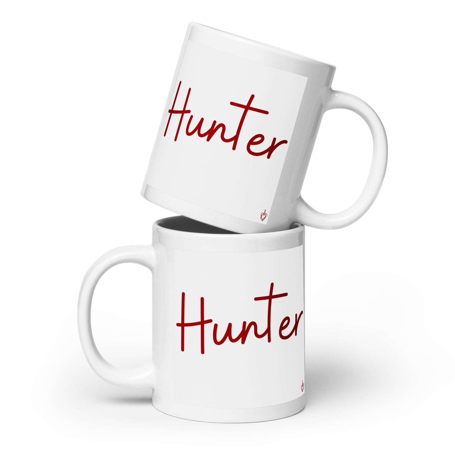 Hunter Line - White glossy mug
