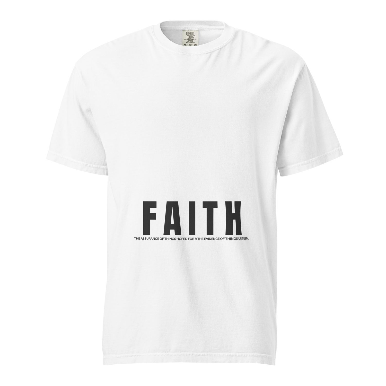 Faith - Unisex garment-dyed heavyweight t-shirt