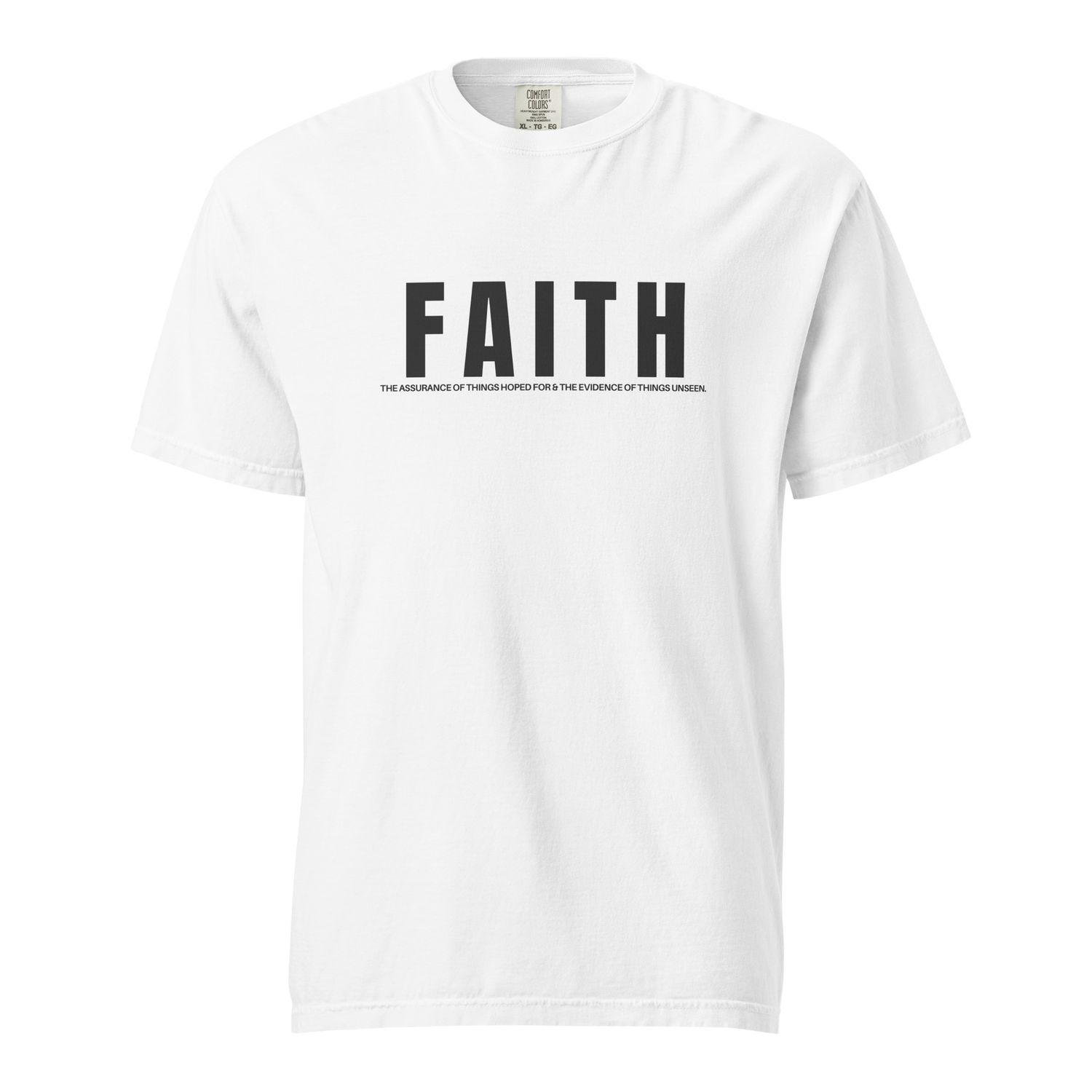 Faith - Unisex garment-dyed heavyweight t-shirt