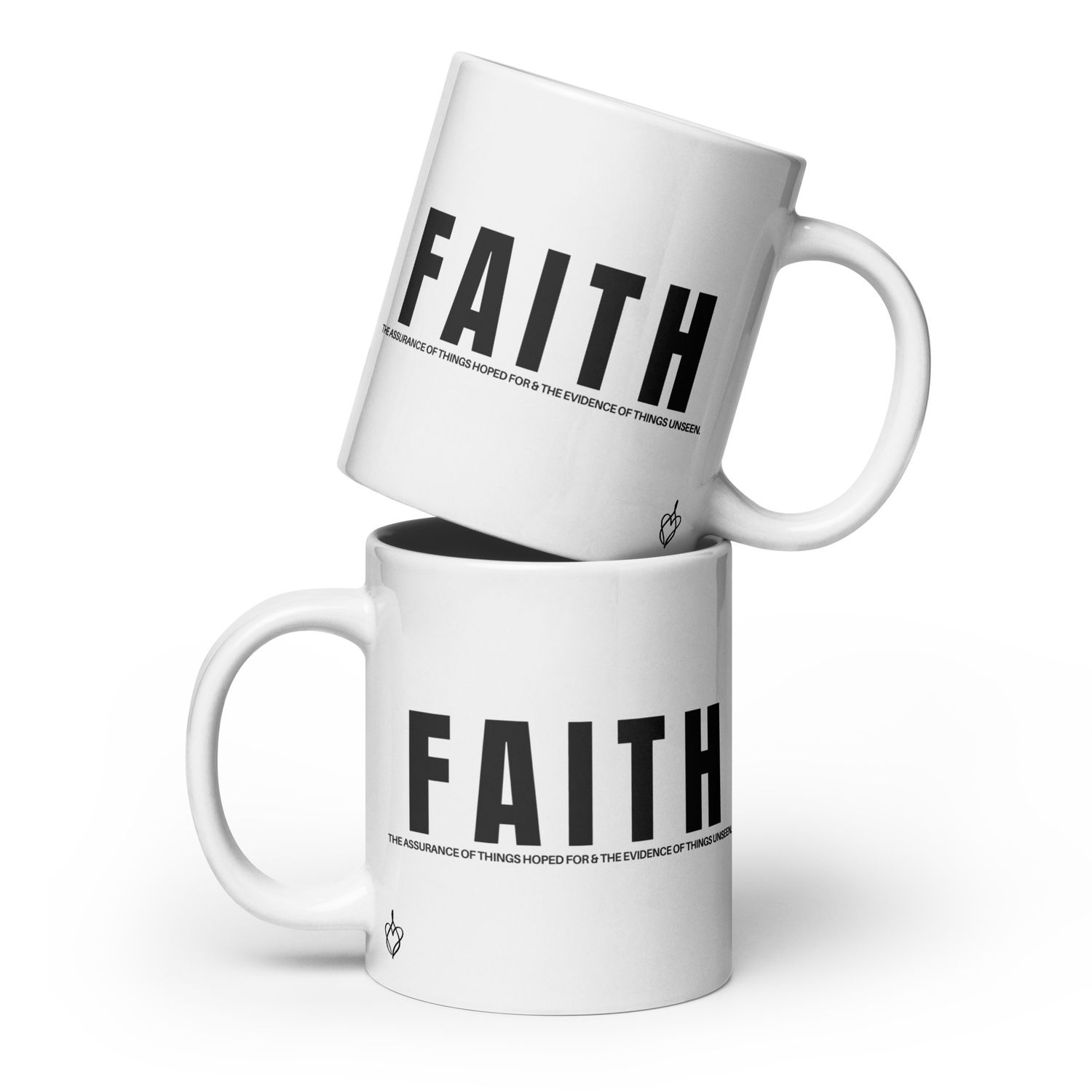 Faith - White glossy mug