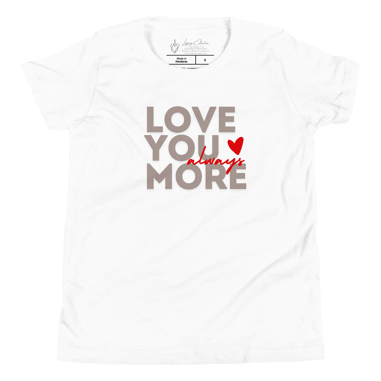 Love You More - Youth Short Sleeve T-Shirt