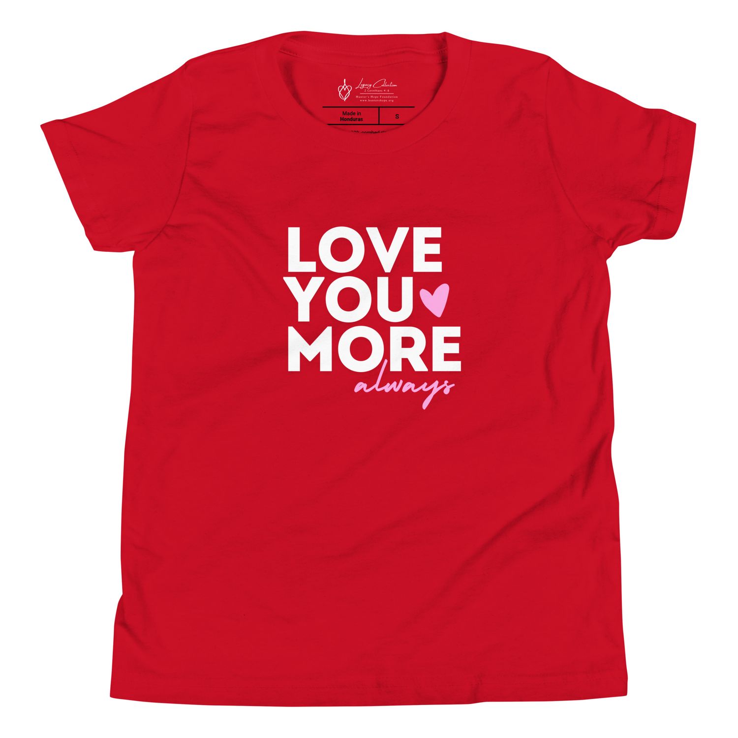 Love You More - Youth Short Sleeve T-Shirt