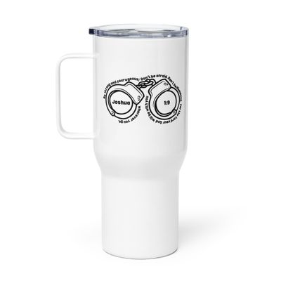 Delaney Bourassa's Line - Travel mug with a handle