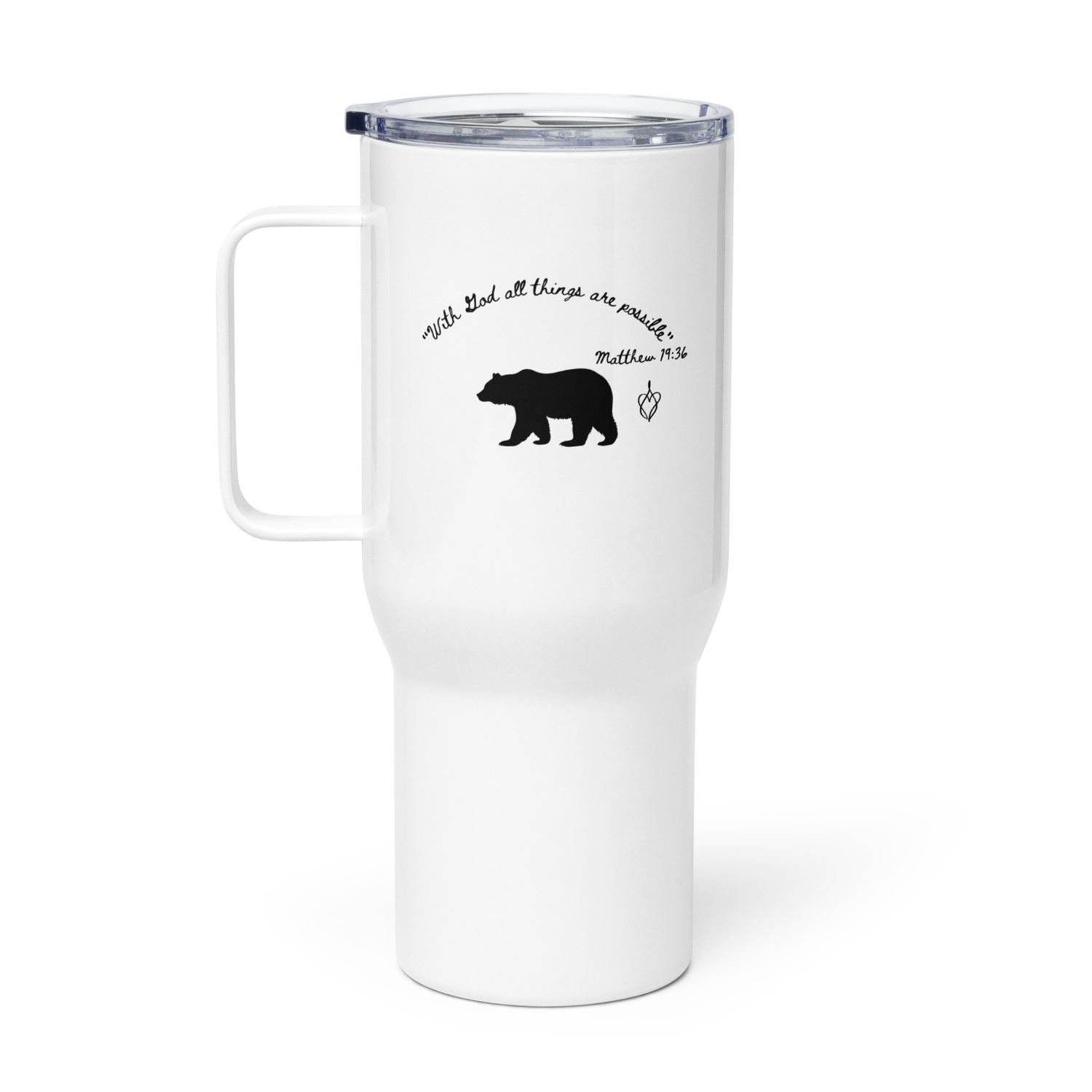 Brooklynn Cheek's Line - Travel mug with a handle