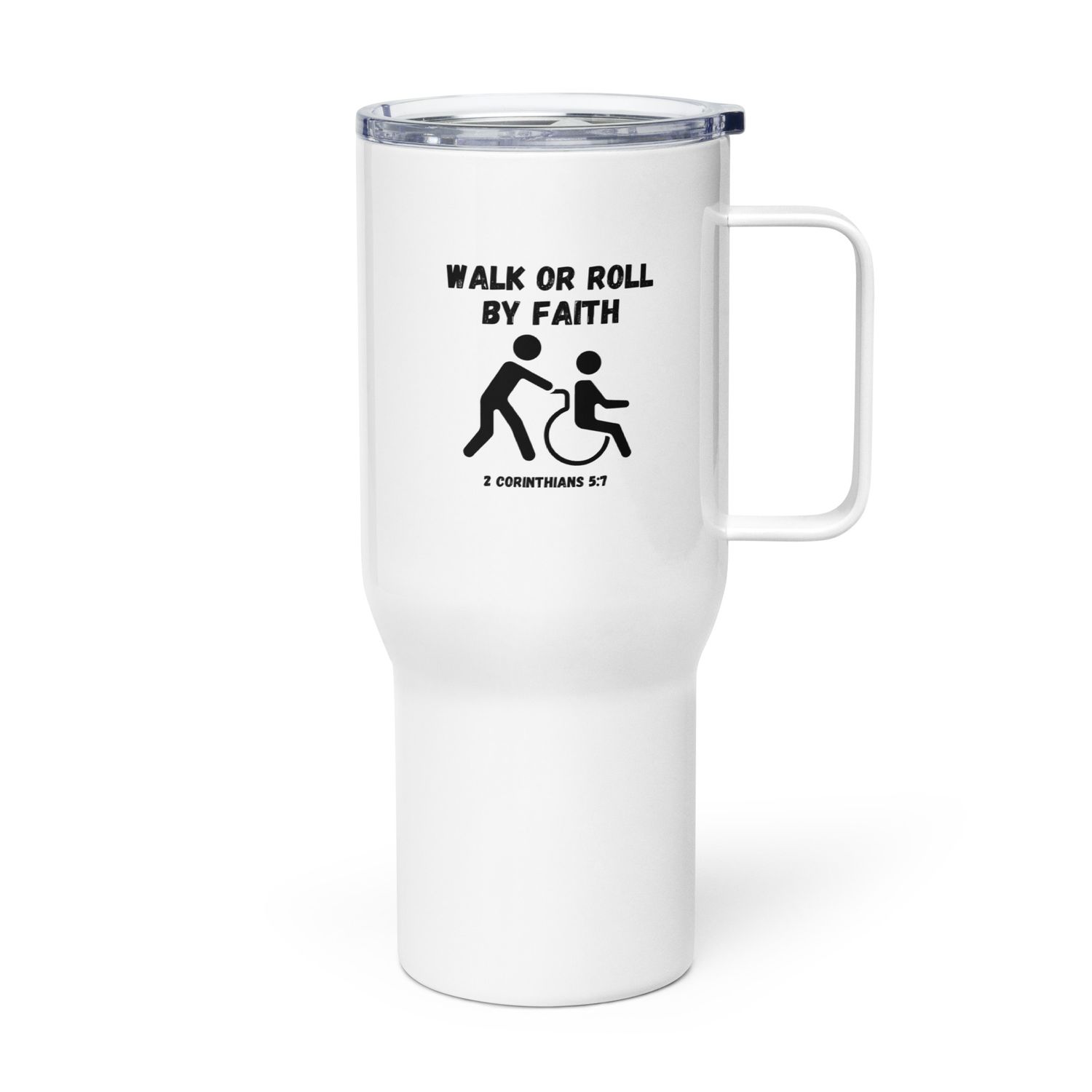 Matthew Bourassa's Line - Travel mug with a handle