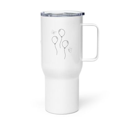 Melaney Wilson's Line - Travel mug with a handle