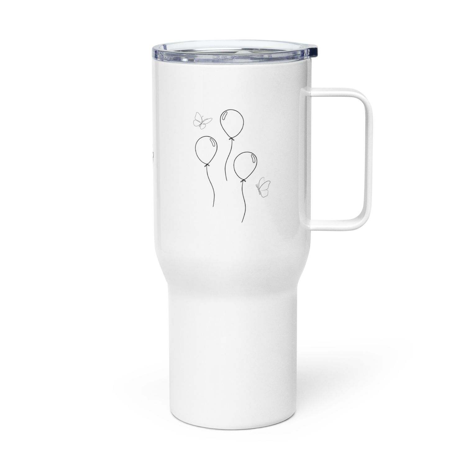 Melaney Wilson's Line - Travel mug with a handle