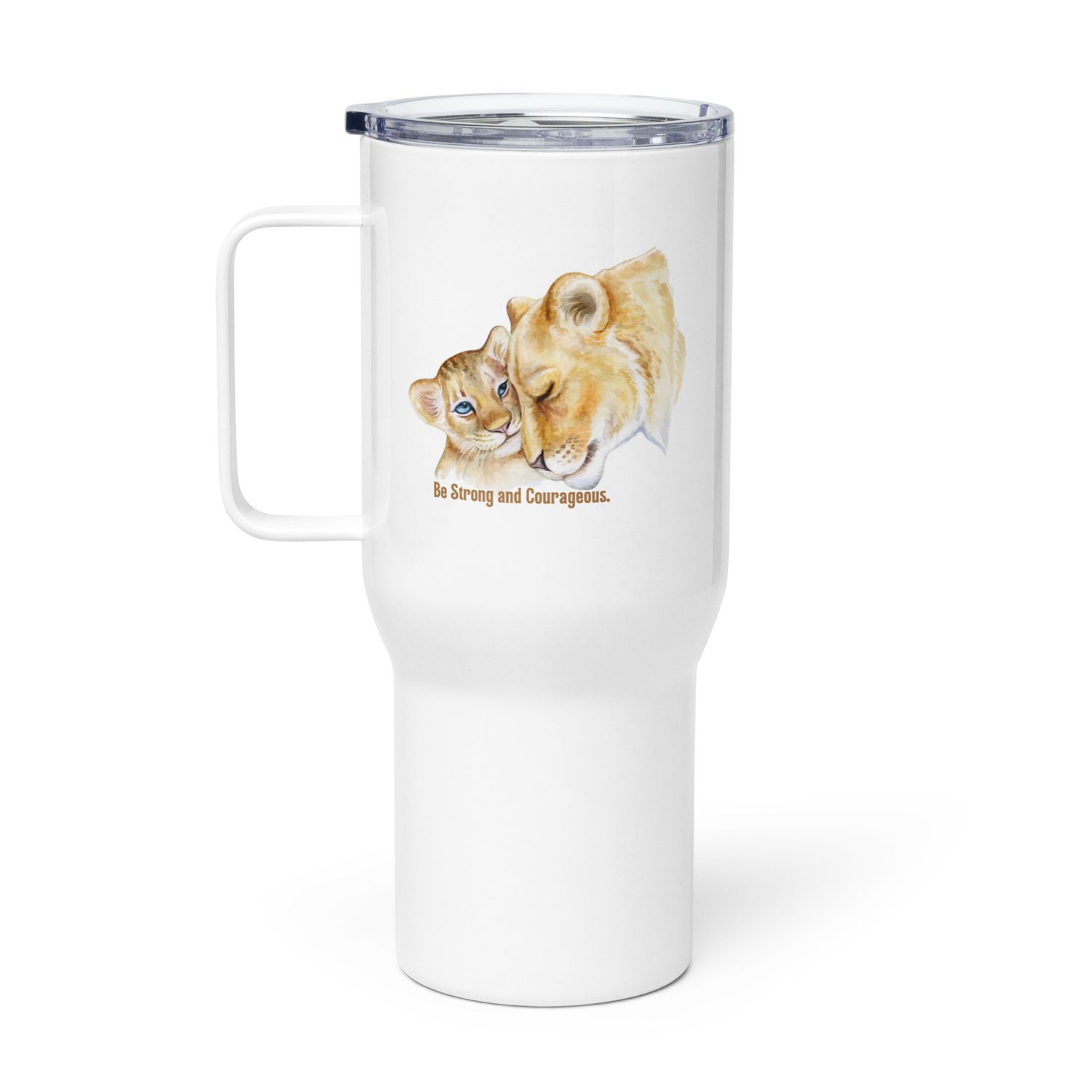 Estella Brook's Line - Travel mug with a handle