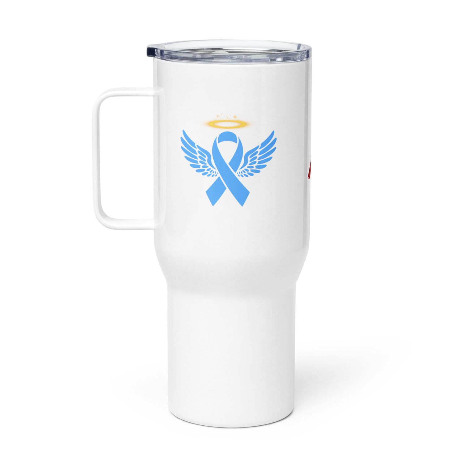 Kendra Cushman's Line - Travel mug with a handle