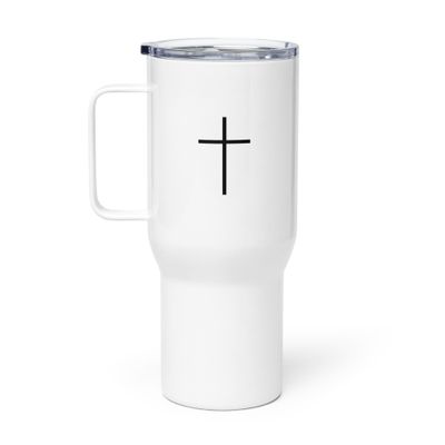 Joziah Andrade's Line - Travel mug with a handle