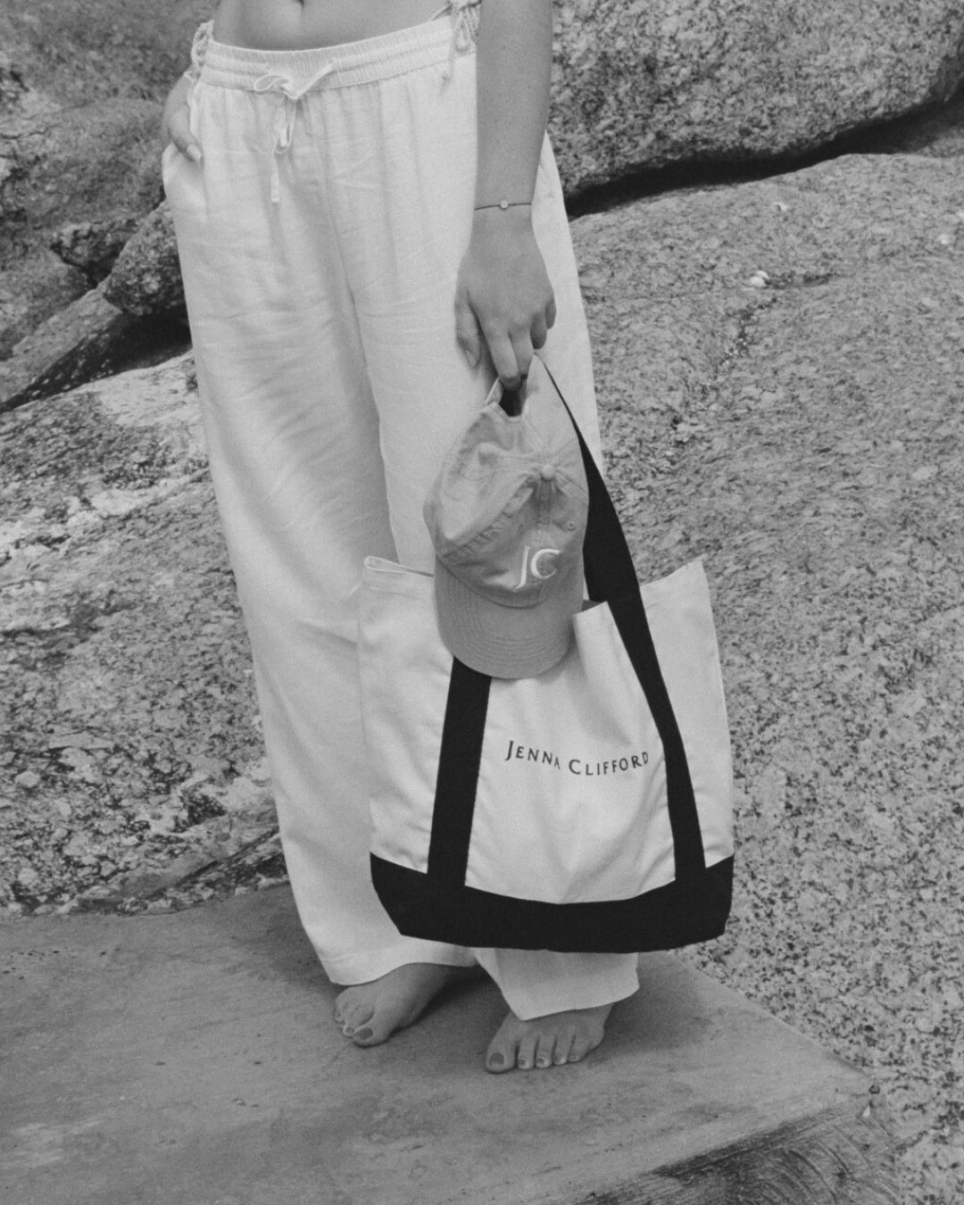 Black &amp; Cream Tote
