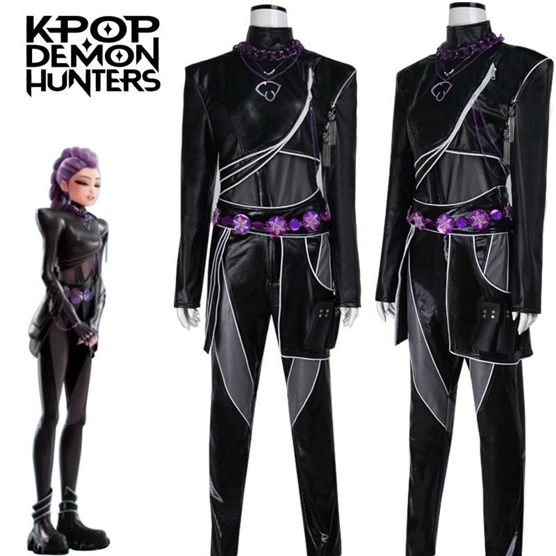Kpop Demon Hunter Costume Adult Size Black