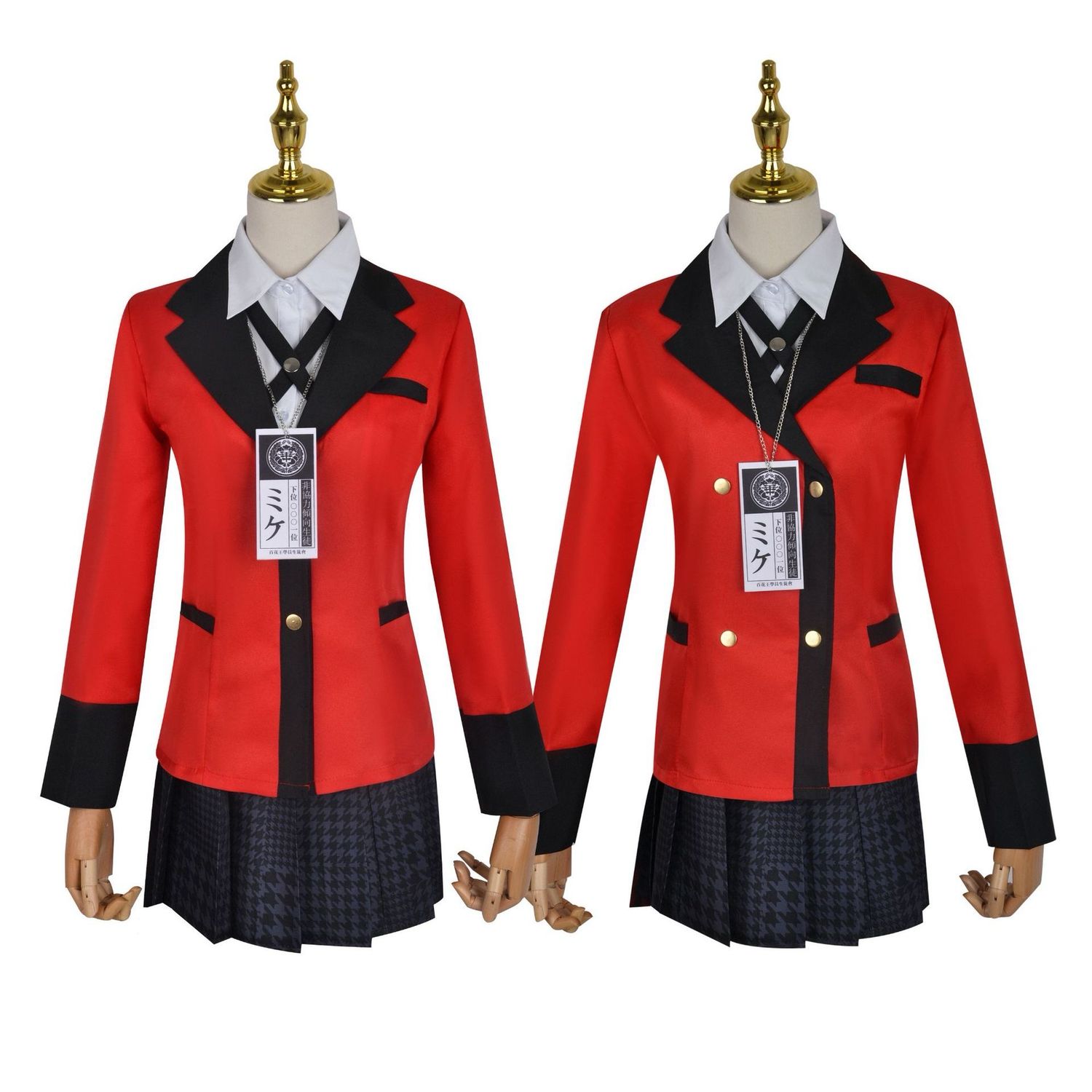 Yumeko Jabami Momobami Kirari Kakegurui Cosplay Costume Women&#39;s Girl&#39;s Anime Suit