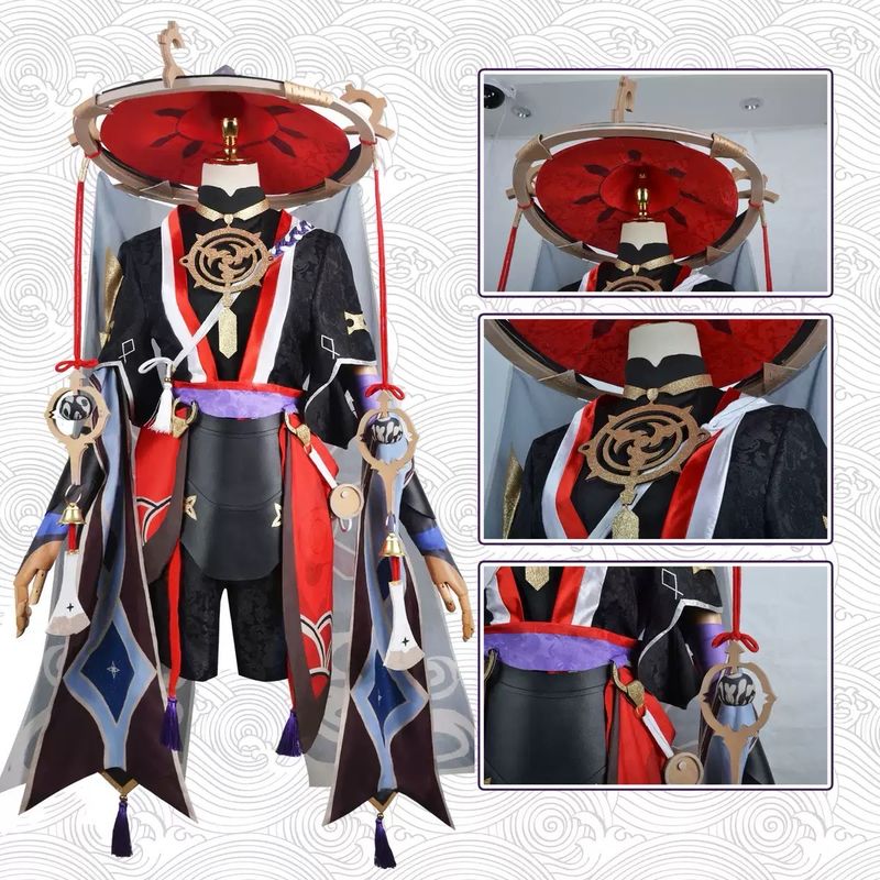 Genshin Impact Balladeer Wanderer Cosplay Costume