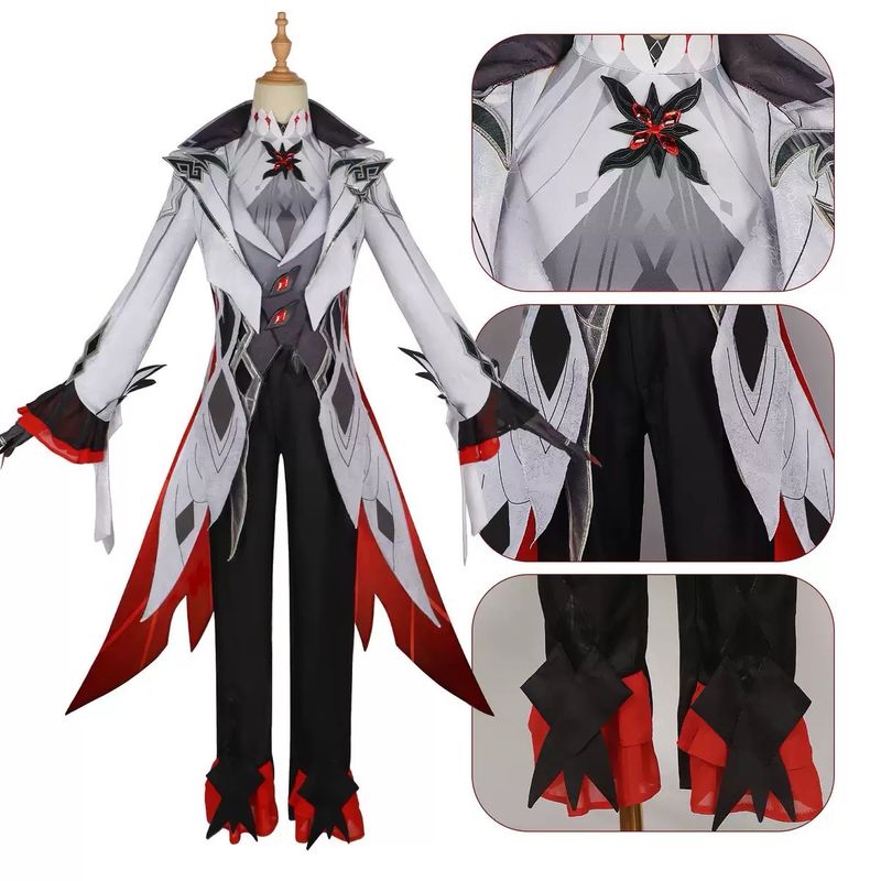 Genshin Impact Arlecchino Cosplay Costume