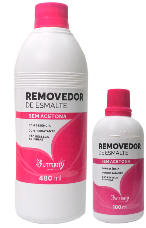 Nail Polish Remover / Acetone-Free Butterfly 100/480ml