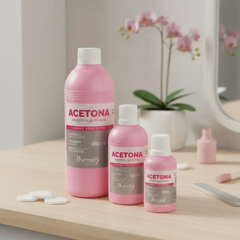 Acetone Nail Polish Remover Bfly 50/100/480 ml