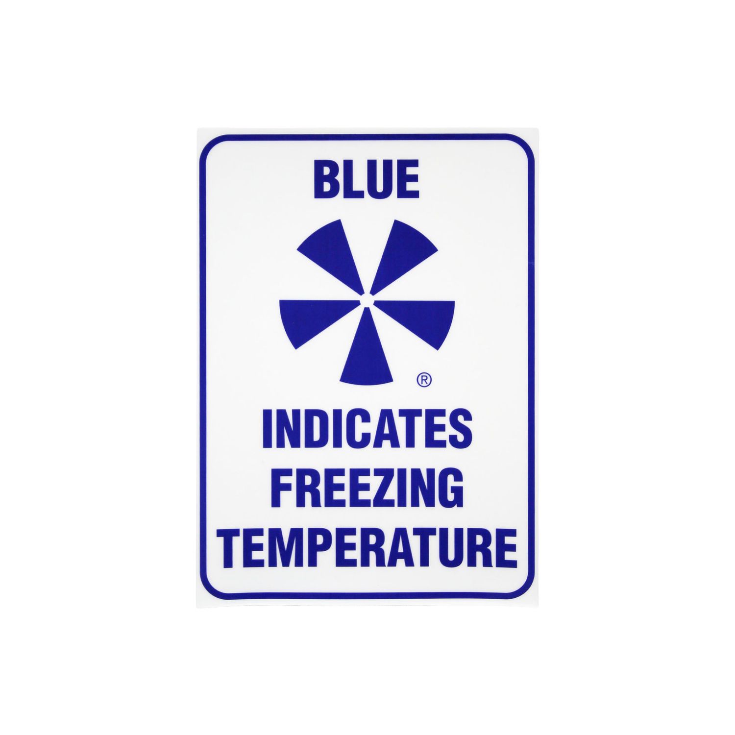 Transparent Static Cling Sign