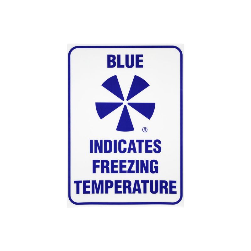 Transparent Static Cling Sign