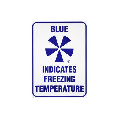 Transparent Static Cling Sign