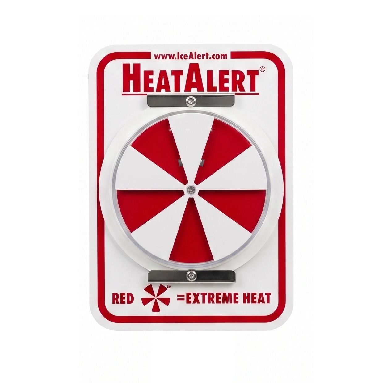HeatAlert Sign with Universal Mount HeatAlert Sign with Universal Mount
