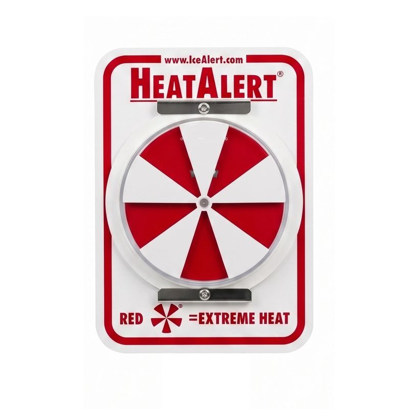 HeatAlert Sign with Universal Mount