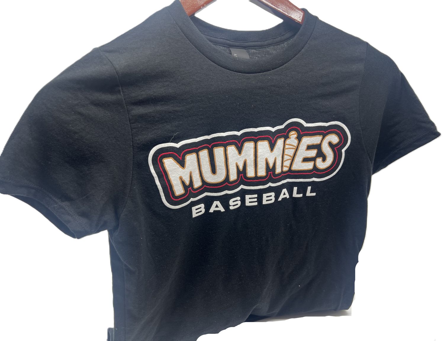 Black Youth Mummies Baseball T-Shirt