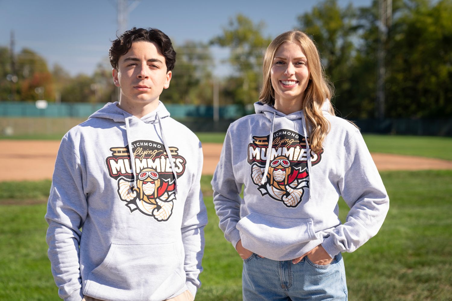 Adult Full Logo Grey Hoodie