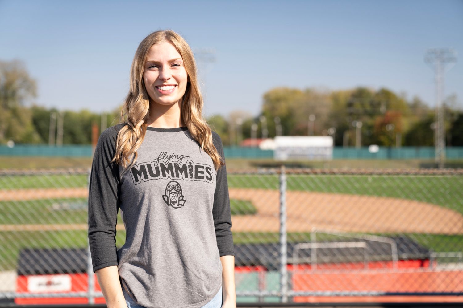 Women's Raglan 3/4 Black and Grey T-Shirt