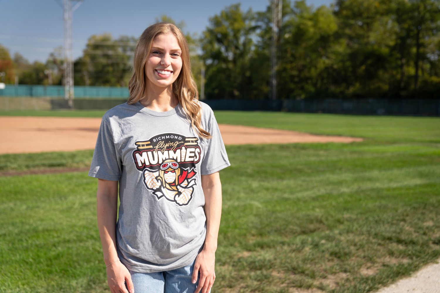 Adult Full Logo Grey T-Shirt