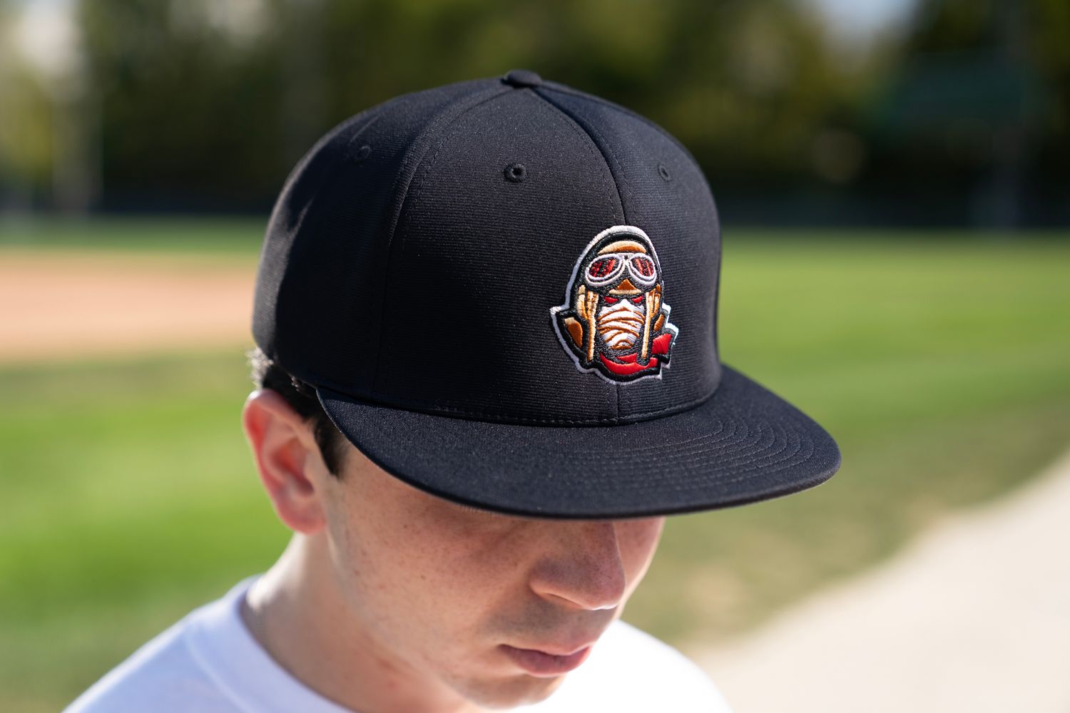 Adjustable Youth Black Mummy Hat