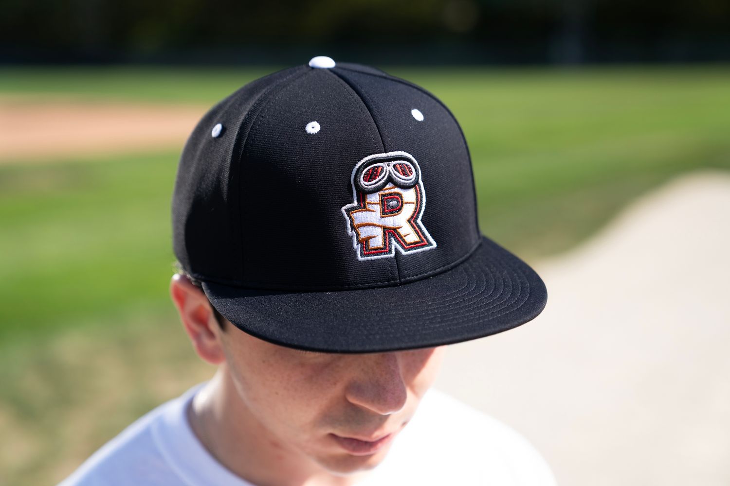 Black On-Field R Flex Fit hat