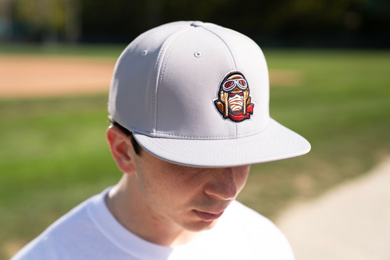 Grey On-Field Mummy Head Flex Fit