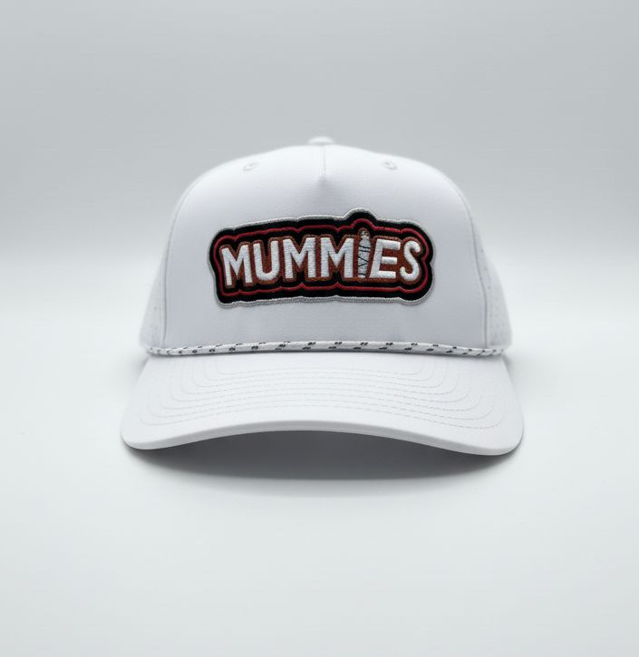 White Rope Adjustable Hat