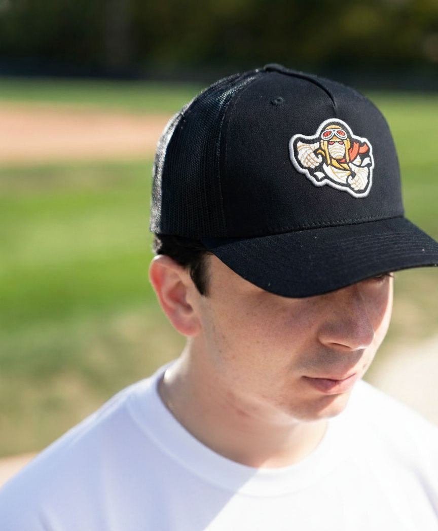 Adjustable Black Fighting Mummy Performance Hat