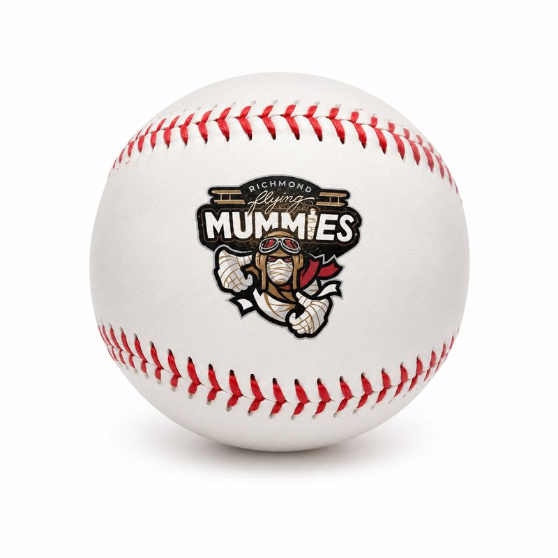 Flying Mummies Logo Baseball