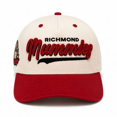 Red and Cream Mummies Adjustable Hat