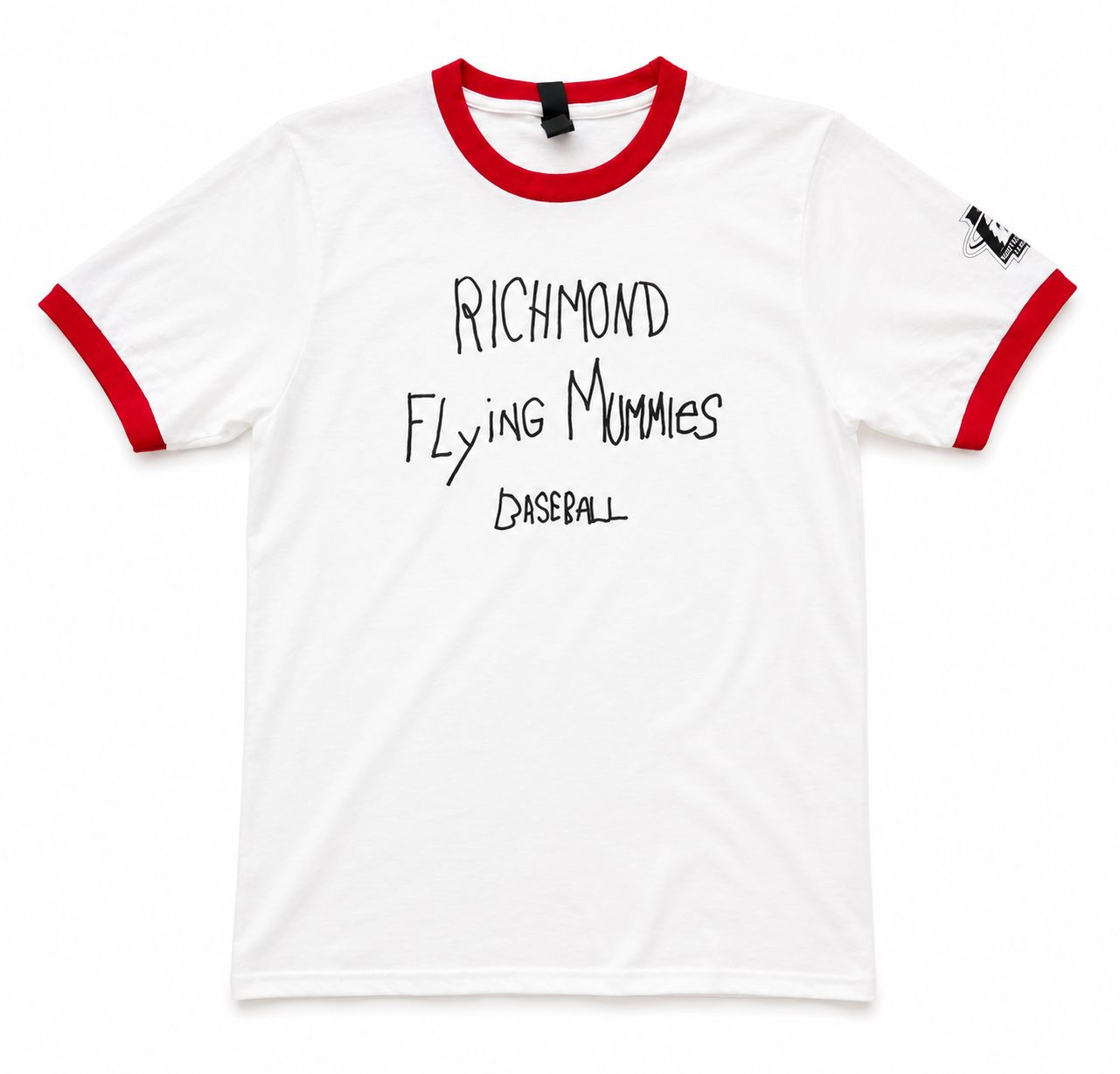 Limited Edition Jon Gries Red Trim Scribble T-Shirt