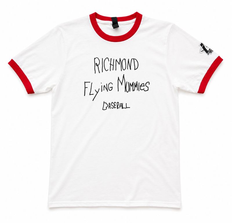 Limited Edition Jon Gries Red Trim Scribble T-Shirt