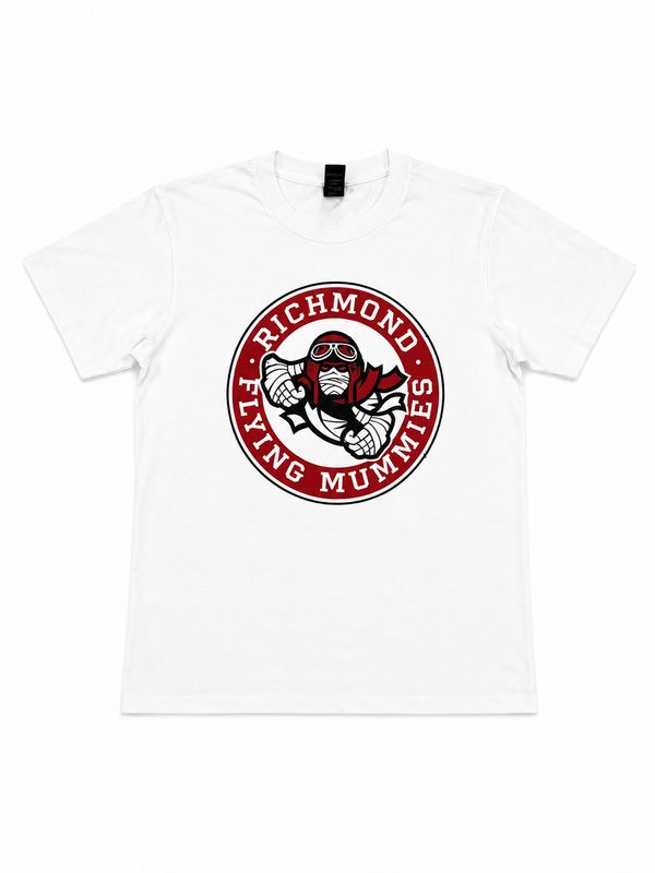 Fighting Mummy Circle Stamp T-Shirt