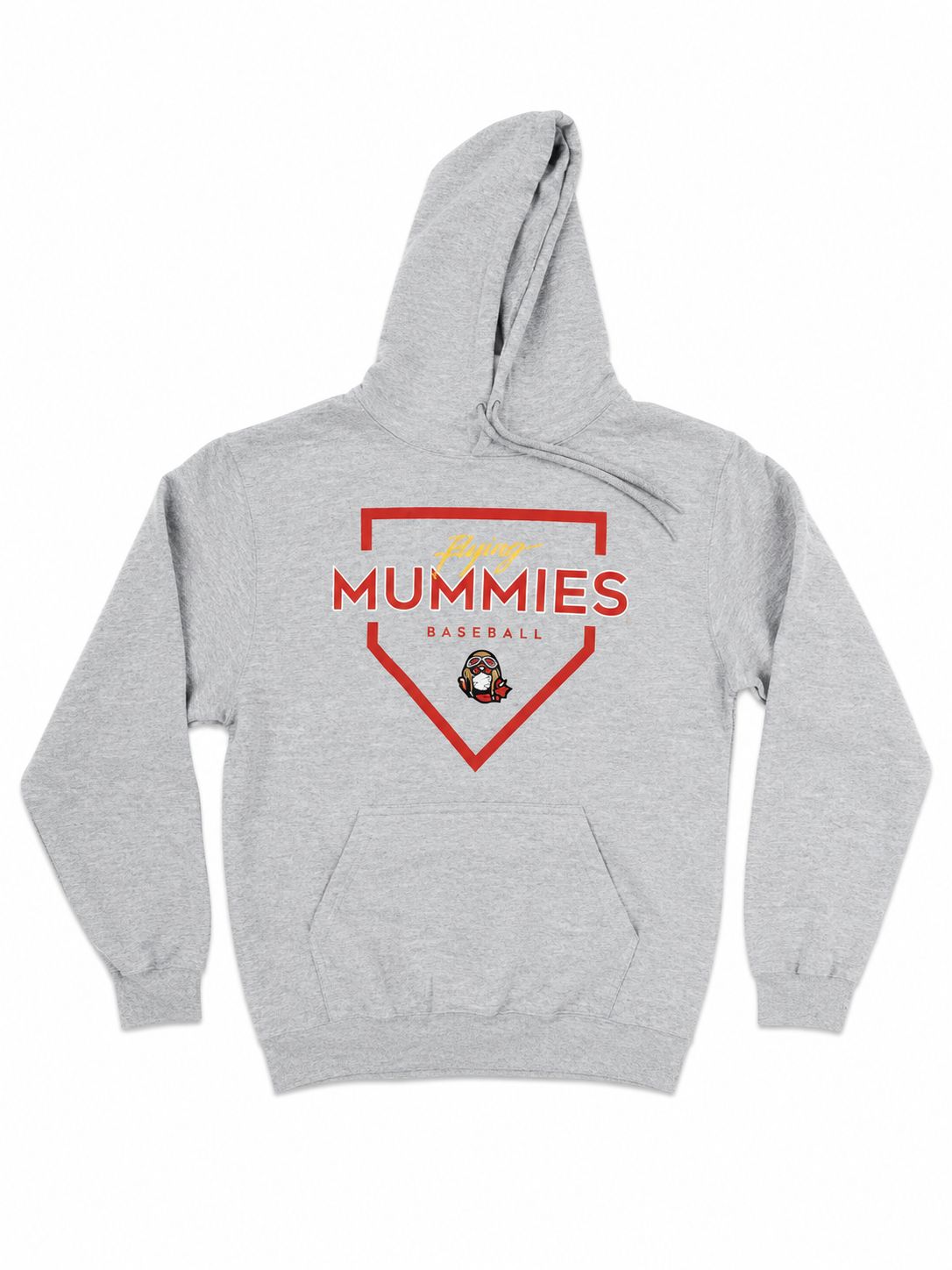 Grey Youth Mummies Plate Hoodie